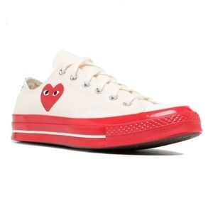 Comme Des Garçons Play X Converse Chuck Taylor 70 Low-Top Sneakers - Like New